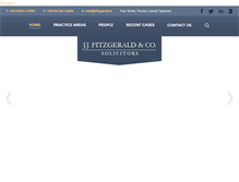 Tablet Screenshot of jjfitzgerald.ie
